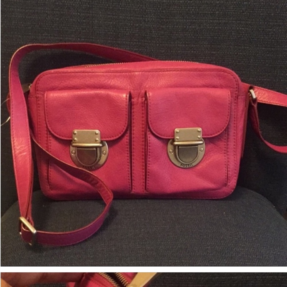 Authentic fossil crossbody